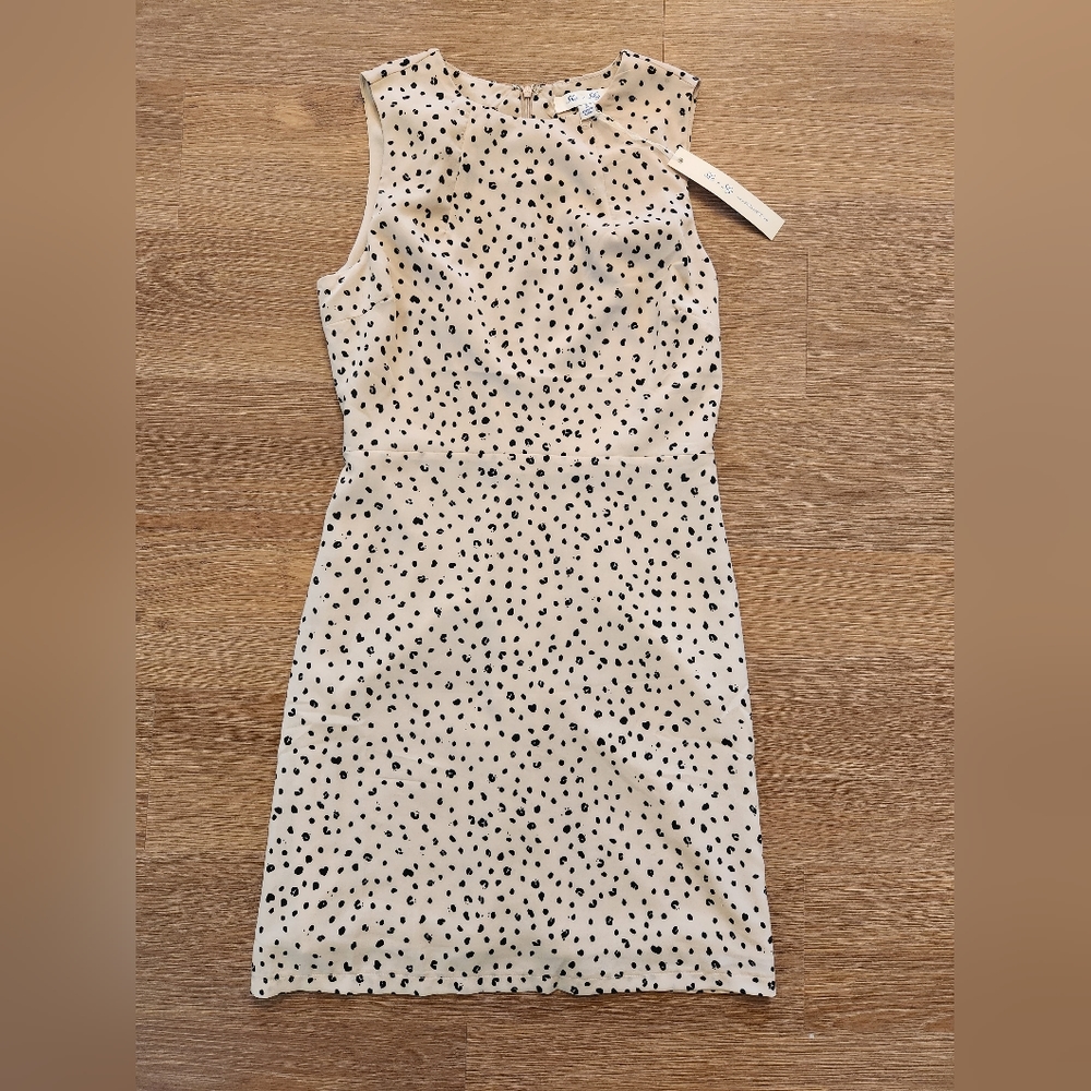 She + Sky Polka-Dot Dress